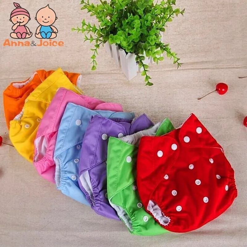 Baby washable & Adjustable diaper with 1pcs Napi/pad (fits 0-18 month) China -1pcs (Any Color)