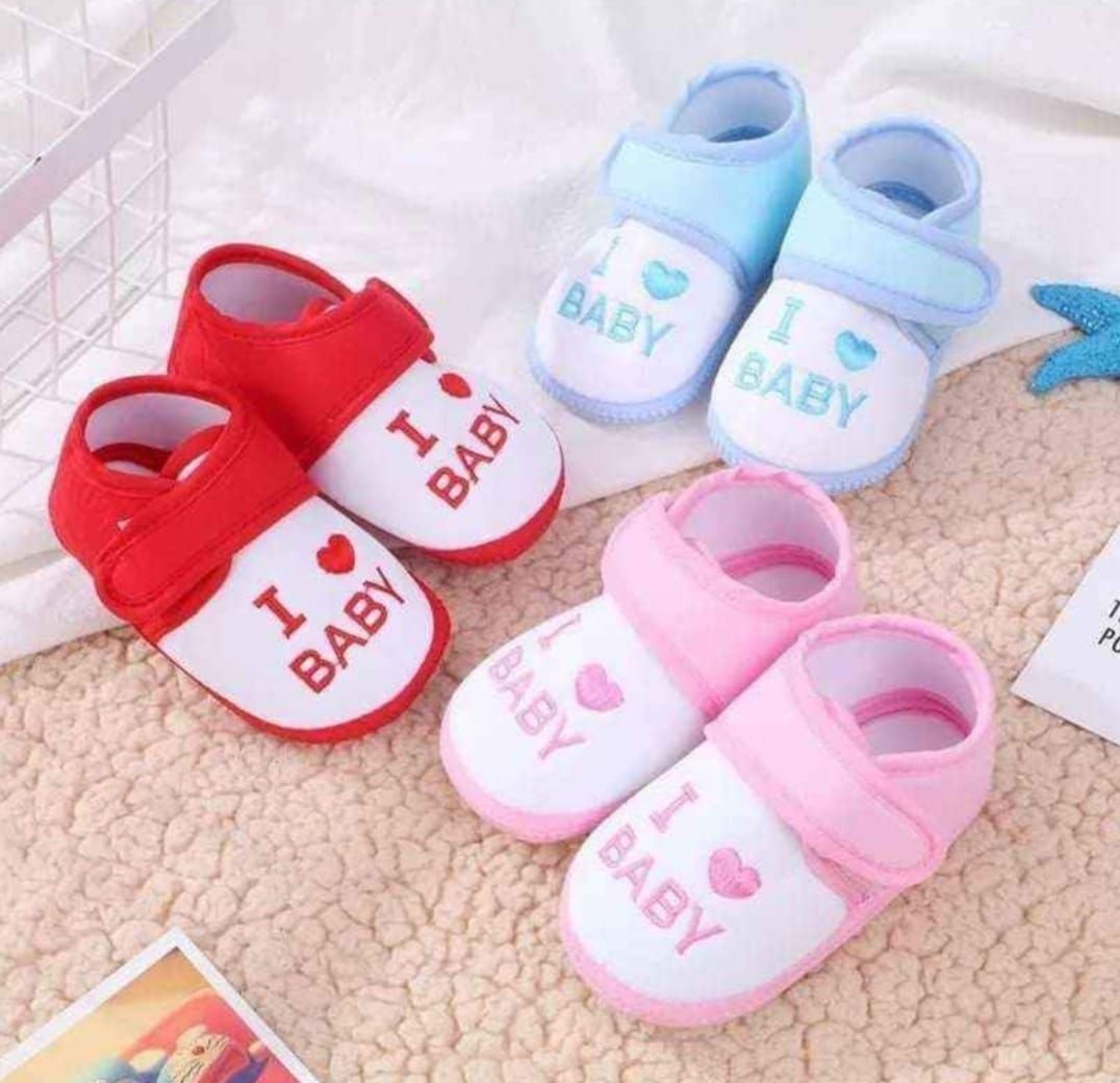 Baby Shoes Soft Sole CN (0-10month)-1pair (Any Color)