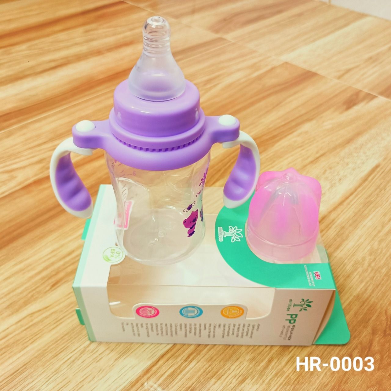 Baby PP Feedin Bottle with Handle 150ml -1pcs (Any Color)
