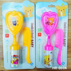 Baby Comb Brush With jhunjhuni -1pac (Any Color)