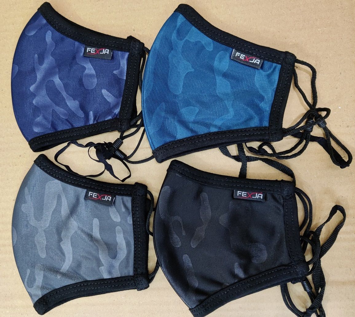 Fexja Unisex 2Layer ClothMask’s Rope can be adjusted with Nek & ears -1pcs (any color)