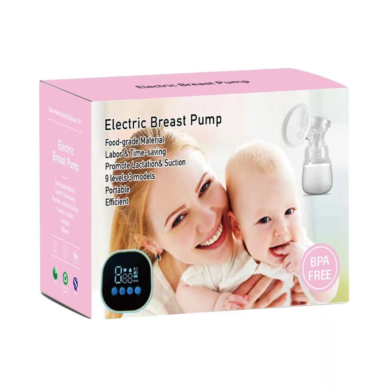 Rechargeable Electric Dual Feeder Pumping Breast Feeding Pump Comfortable automatic postpartum massager, fully automatic – 1Pieces (Any Color)