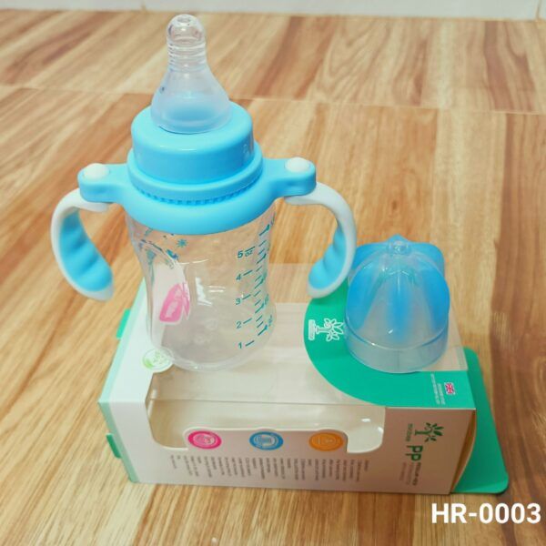 Baby PP Feedin Bottle with Handle 240ml -1pcs (Any Color)