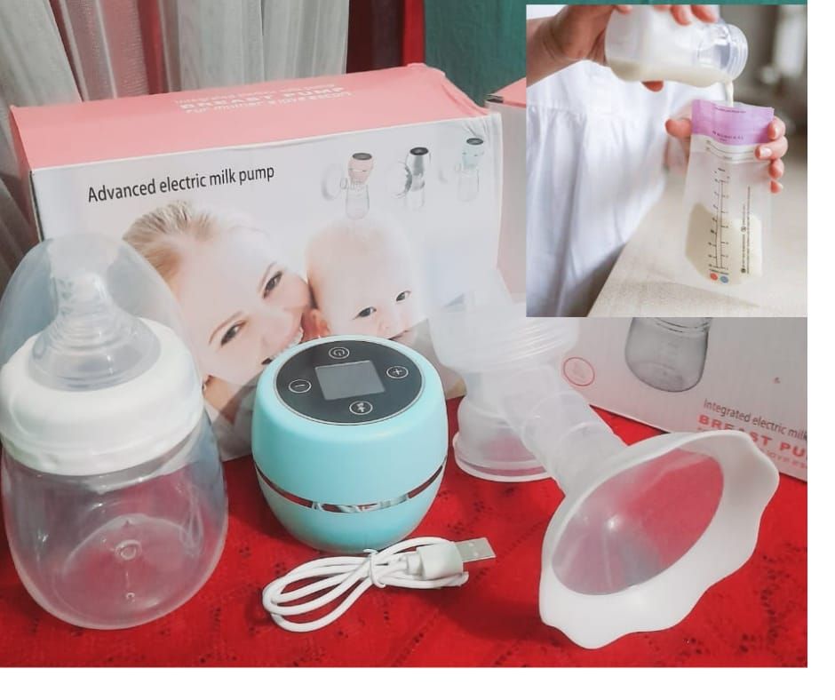Rechargebble Electric Breast Feeding Pump painless mute massager- 1Pieces (Any Color)