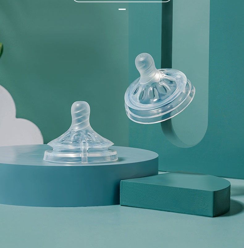 Philips Avent Feeder Nipple A Anlene 5.5cm wide-mouth silicone bottle accessories breast milk real petal pacifier -1pcs