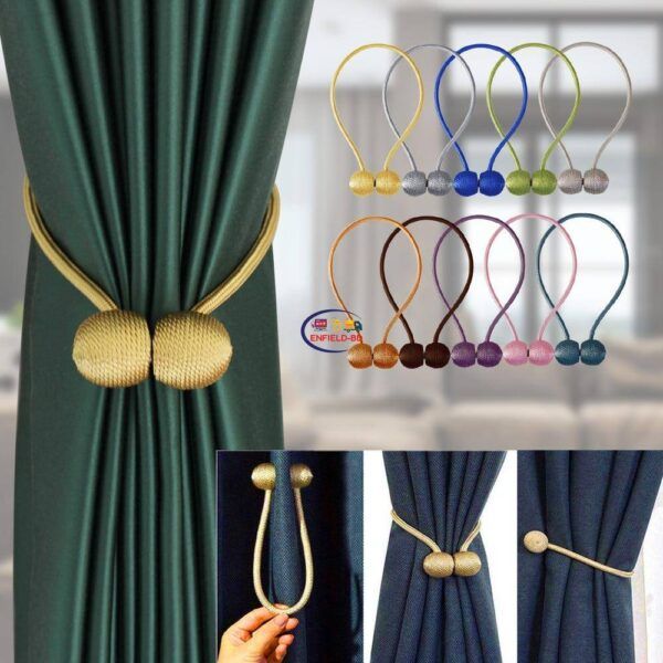 Magnetic Curtain Buckle Magnetic Curtain Tiebacks Convenient Drape Tie-1pcs (any color)