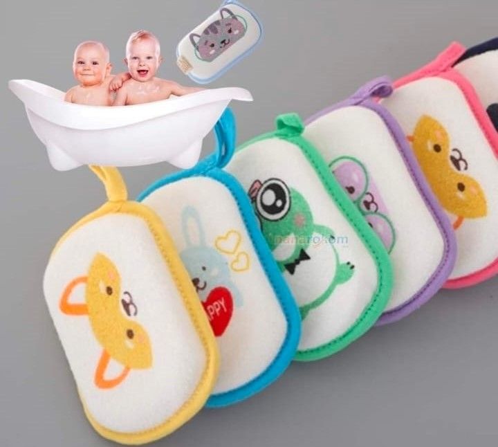 Baby Bath Sponge Soft China -1pcs (Any Color)