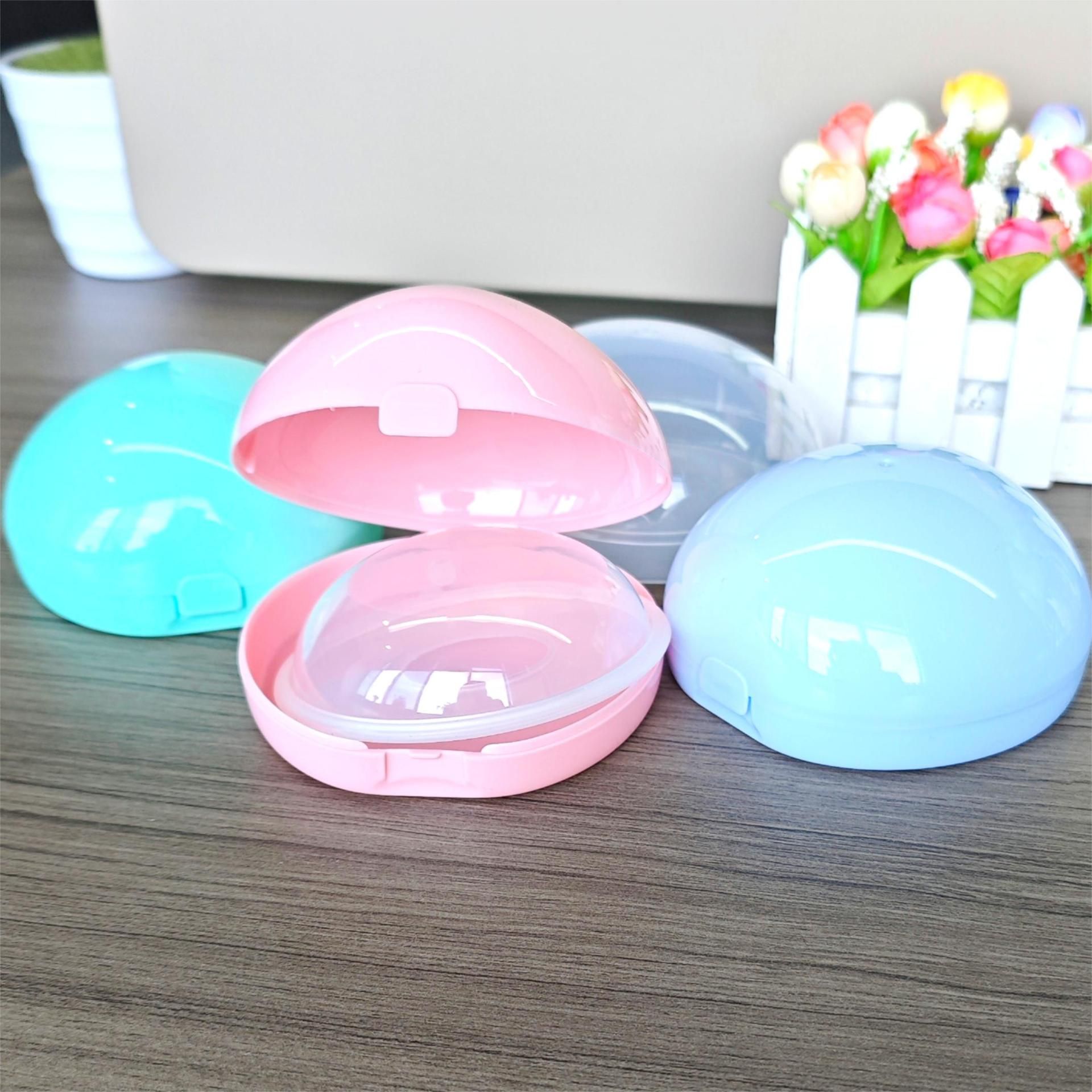 Silicone Wearable Breast Milk Collector -2pcs With case (Any Color)