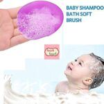 Baby Silicone shampoo brush comb to remove fetal dirt comb newborn to remove fetal tinea -1pcs (Any Color)