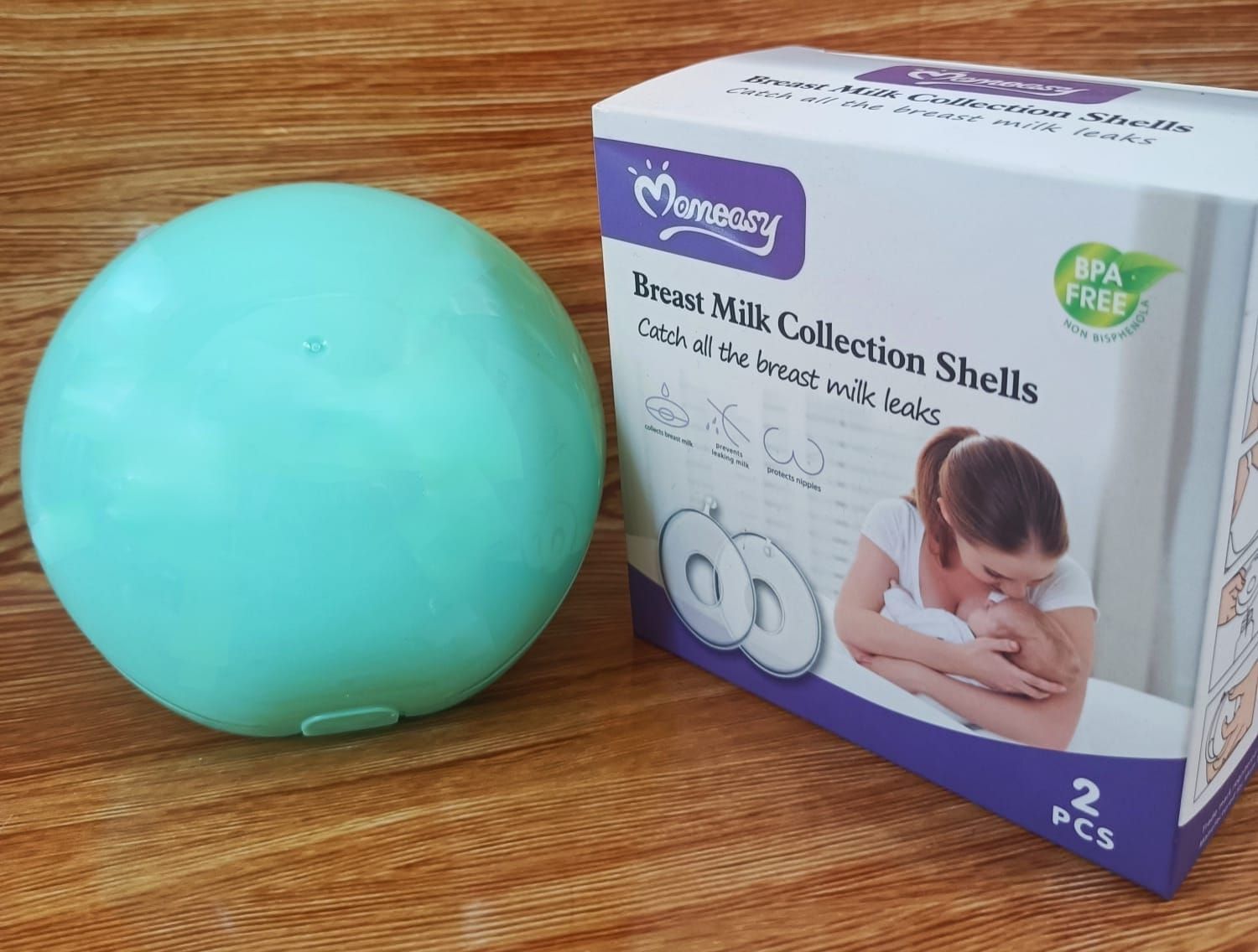 Momeasy Silicone Wearable BreastMilk Collector -1pices (Any Color)