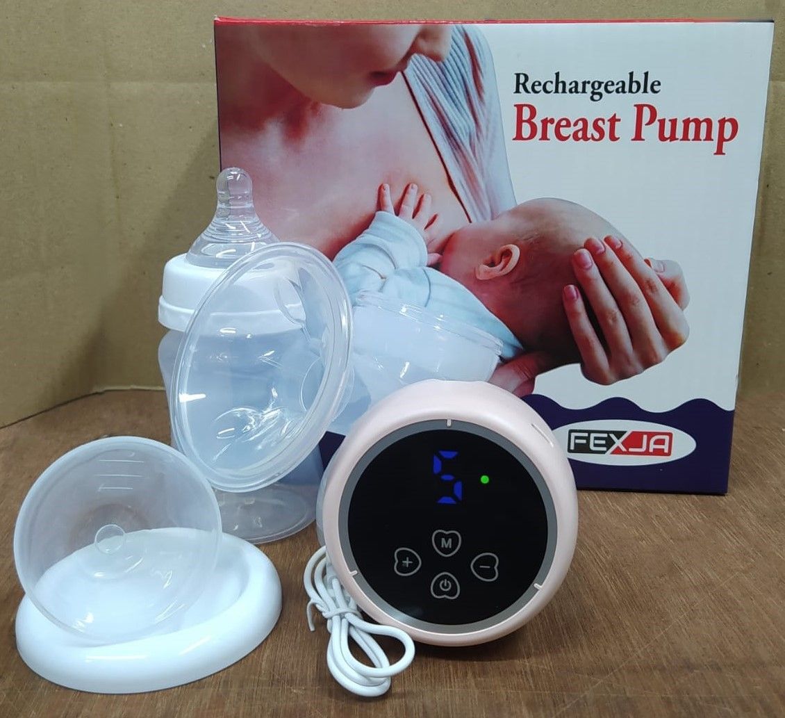 FEXJA Rechargeable Electric Breast Feeding Pump painless mute massager- 1Pieces