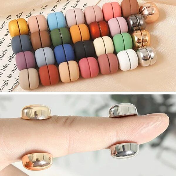 Strong Magnetic hijab pins -1pair (Any Color)
