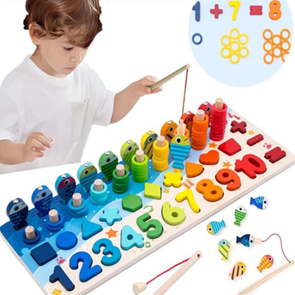 Logarithmic board toy-six in one