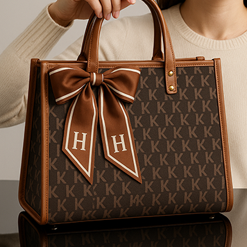 Large capacity handbags women's silk scarf tote bag shoulder bag underarm bag handbags women's large capacity silk scarf tote