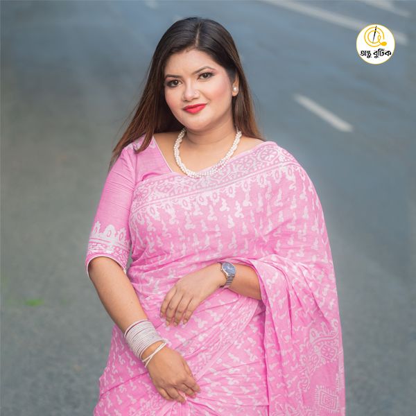 Pink Kota Batiq Saree