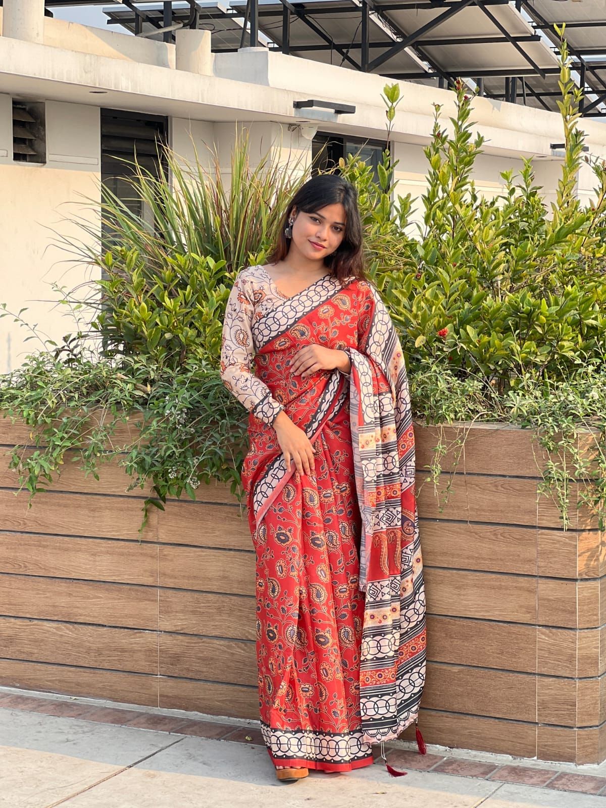 Digital Print Sharee with Blouse Piece