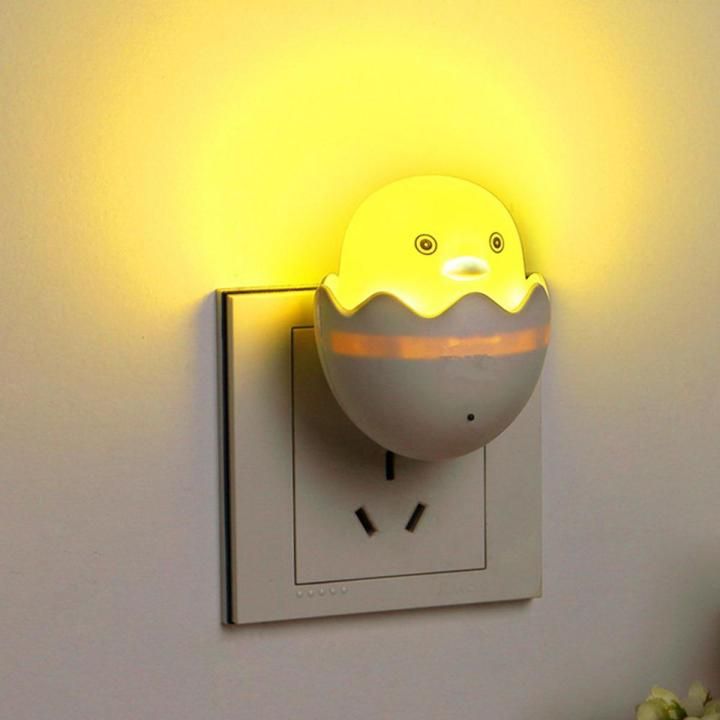 Yellow Duck with Egg Shape LED Night Light – ঘরের নরম আলোতে মিষ্টি পরিবেশ