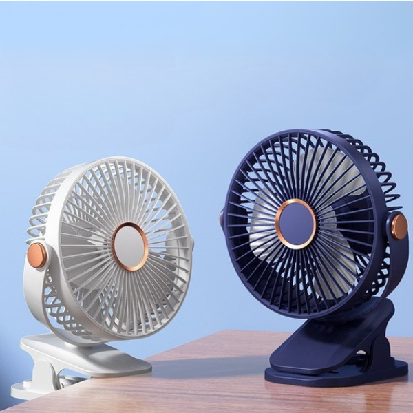 2 in 1 Rechargeable 5 Speed Mode Portable Clip Fan