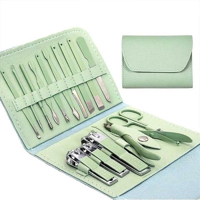 Steel Nail Cutter box-(16ps) Manicure Set
