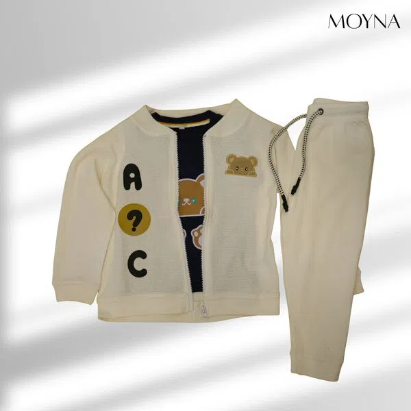 Casual set (jacket + t-shirt + pants)