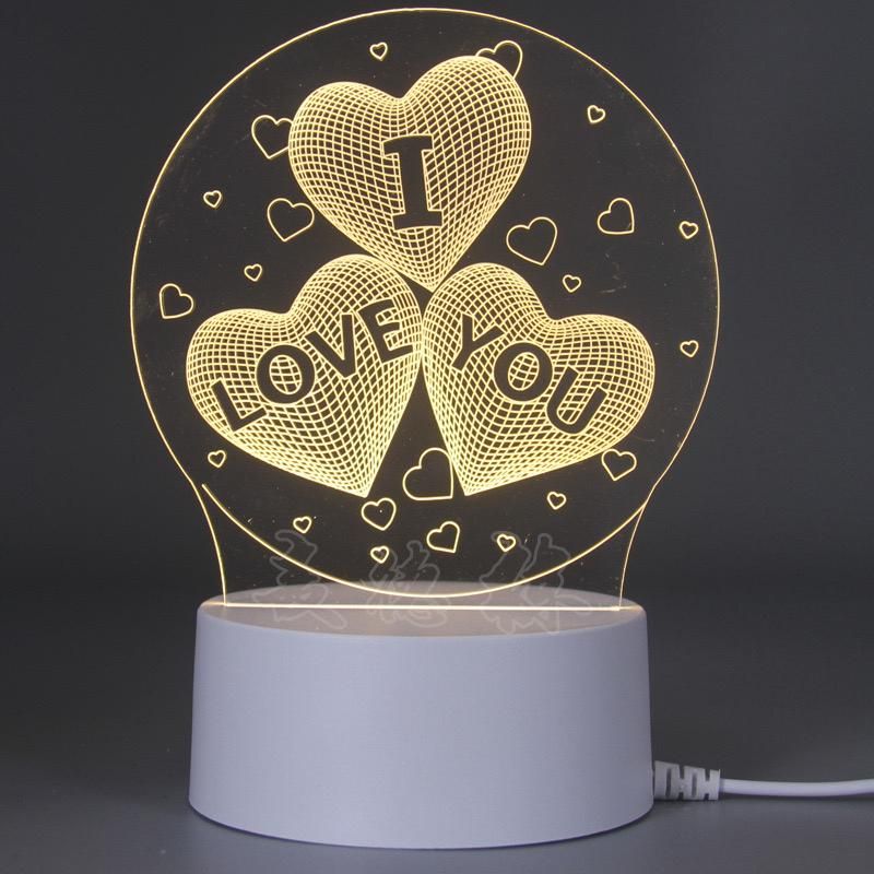 3D Night Light (Love)