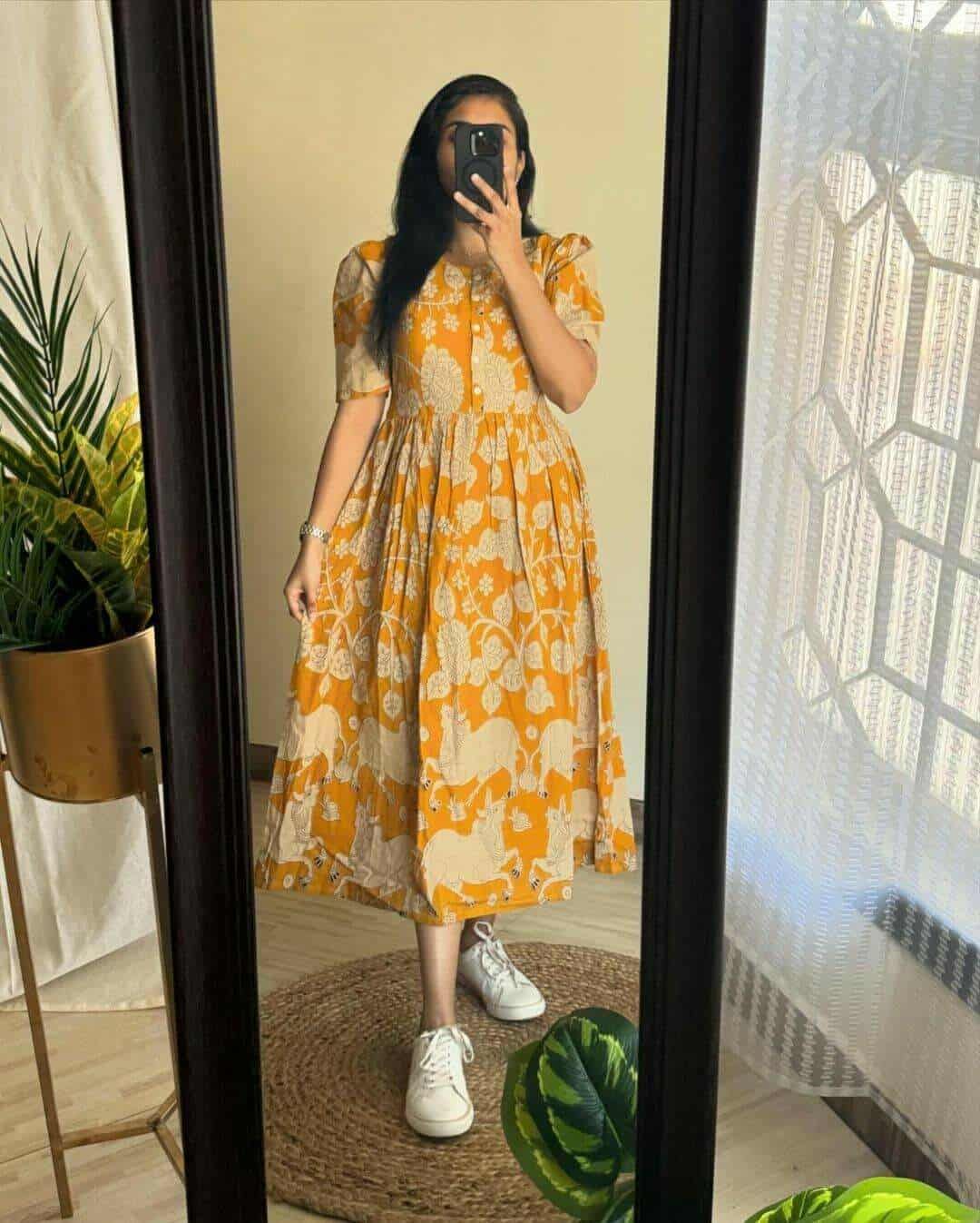 Cotton 1 Piece Dress