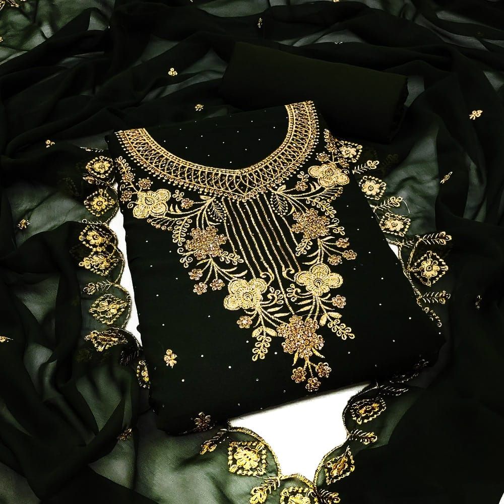 Georgette Embroidery Four Piece