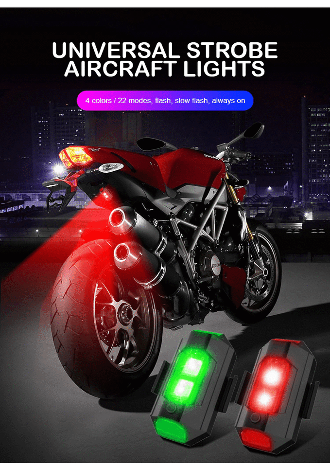 (1 PC) USB Rechargeable led flashing