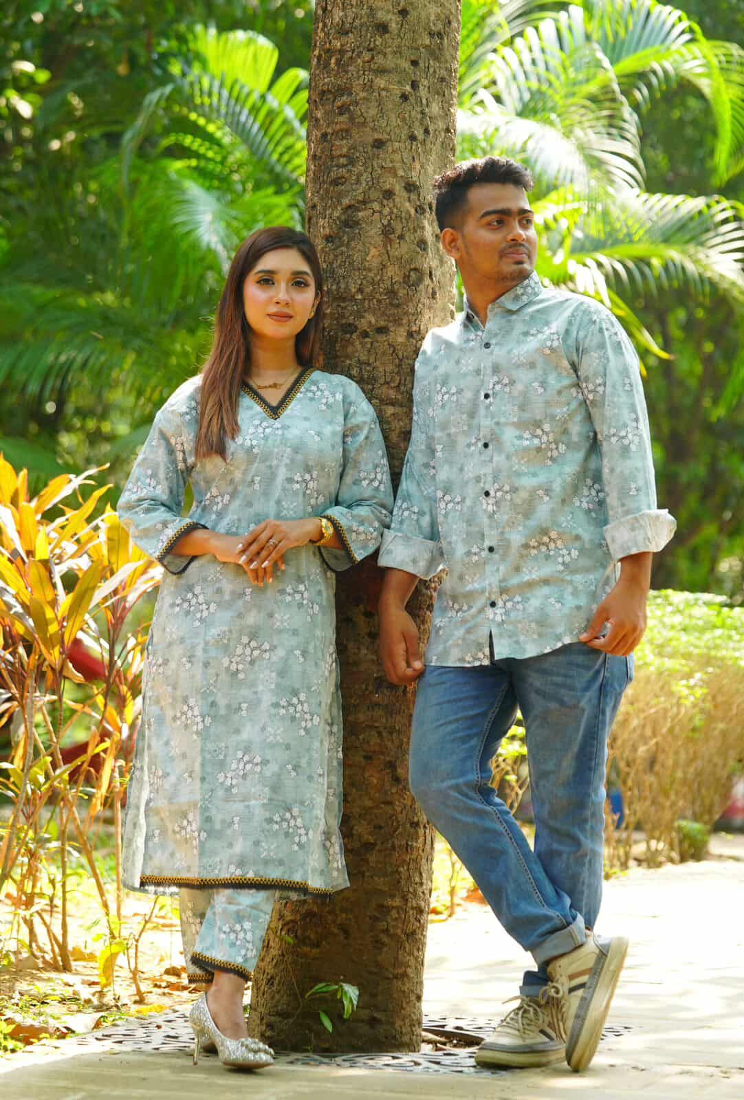 Matching Couple Dress