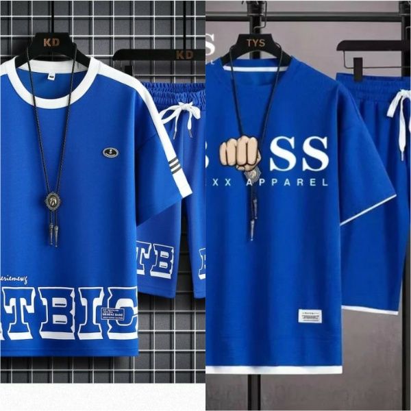 Combo Half T-Shirt And 3 Quarter Pants For Man