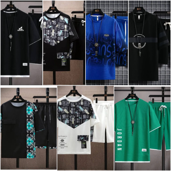 Combo Half T-Shirt And 3 Quarter Pants For Man