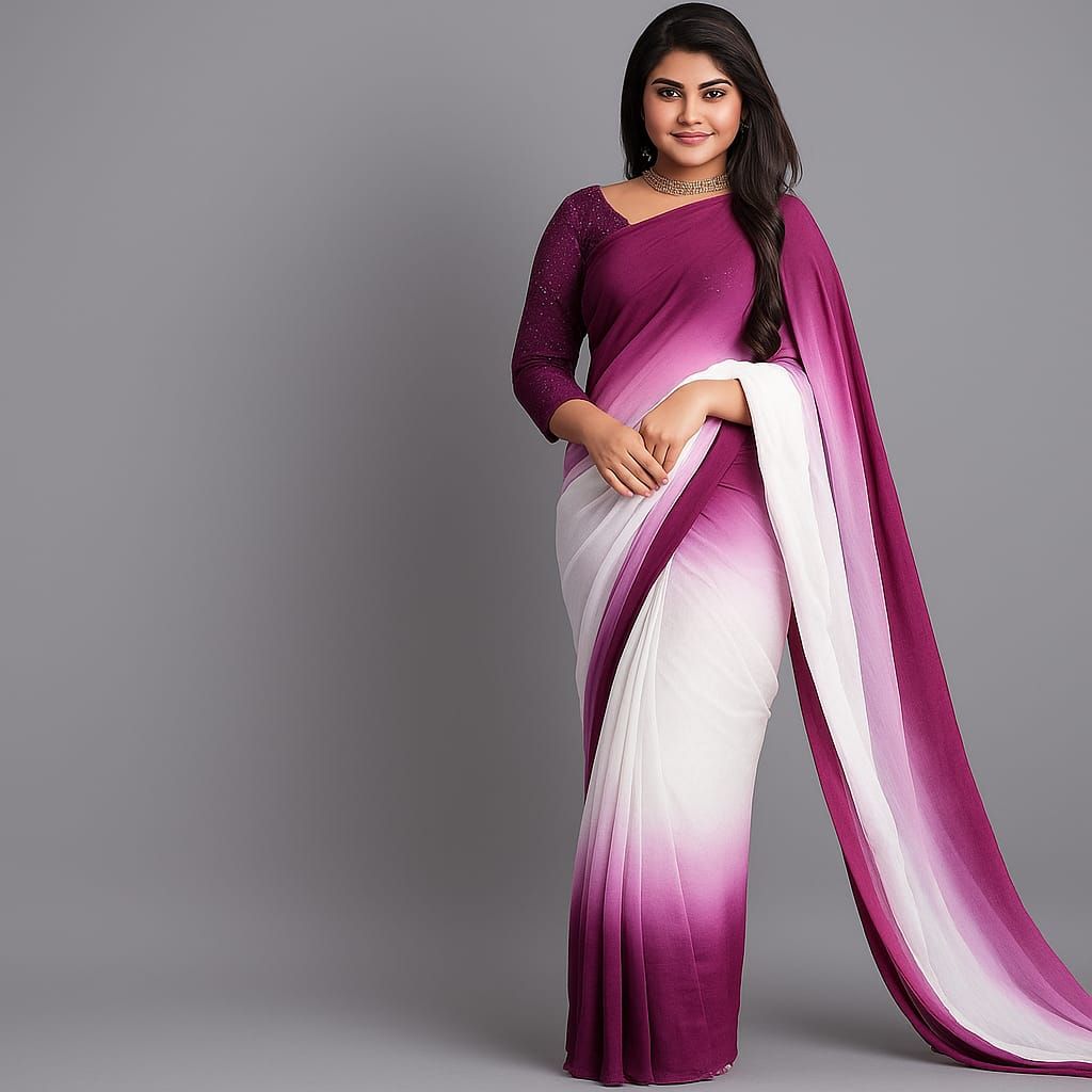 Rongdhonu Georgette sharee