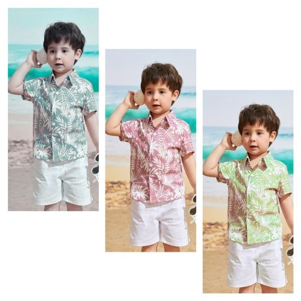Boys Half Shirt and Half Pant Set