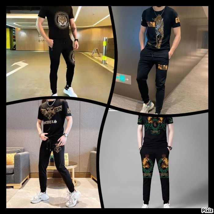 Trendy Mash T-Shirt Trouser Combo