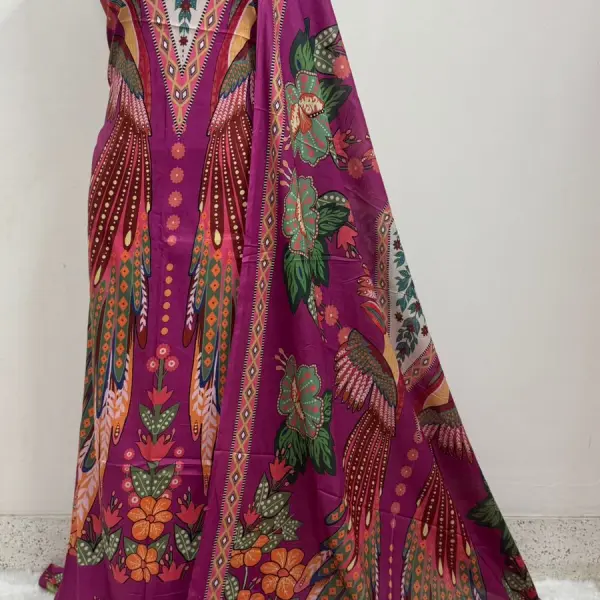 Digital Print Cotton Three Piece