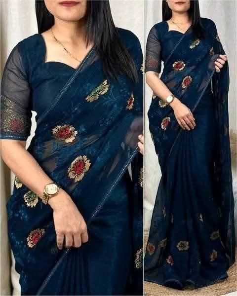 Premium Micro Georgette Saree
