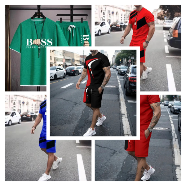 Combo Half T-Shirt And 3 Quarter Pants For Man