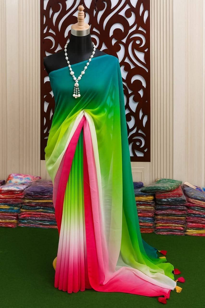 Rongdhonu Georgette sharee