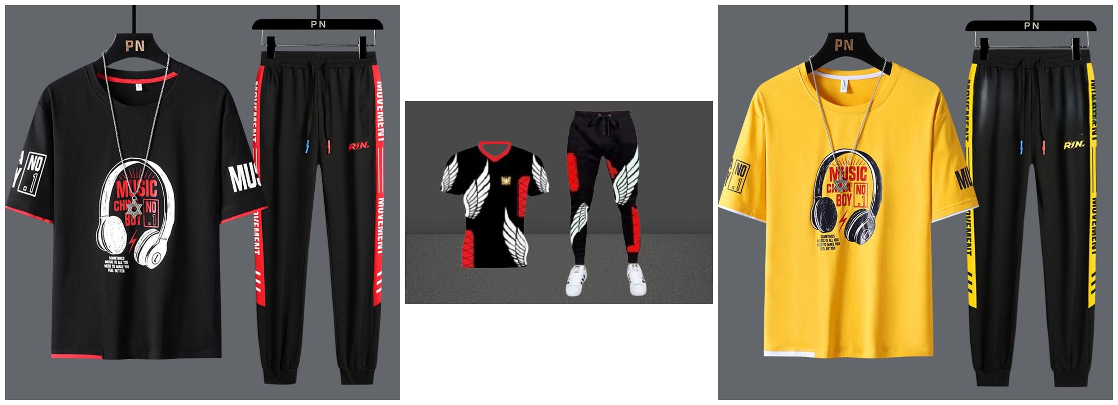 Mas T-Shirt & Full pant Set