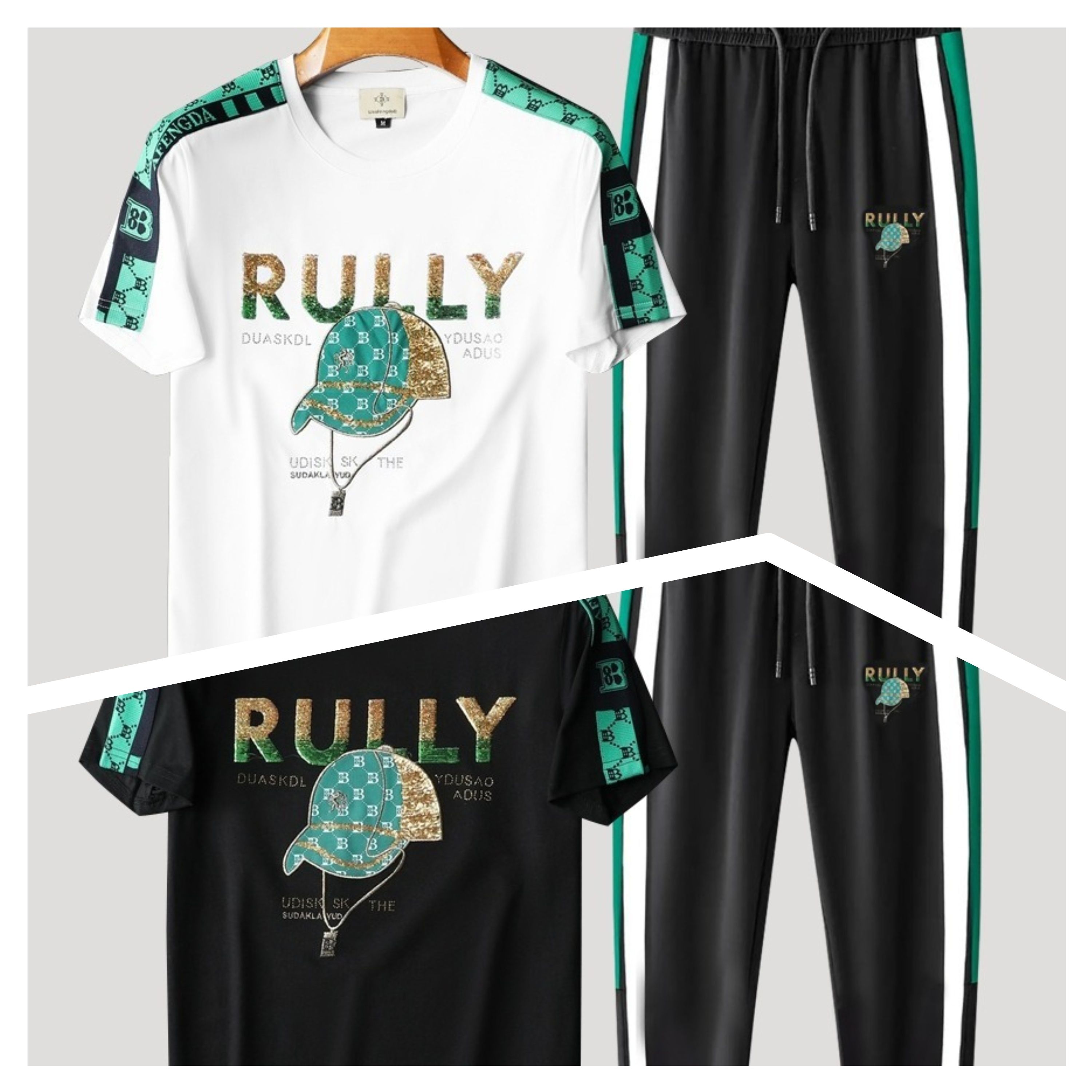 Trendy Mash T-Shirt Trouser Combo