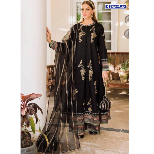 🌸 Ready Made Afsan Print Three Piece – প্রিমিয়াম কটনের আরামে দিনটা হোক স্টাইলিশ!