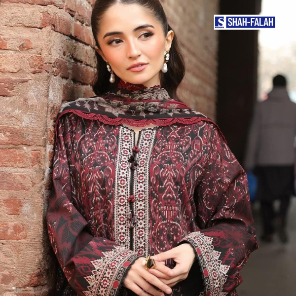 🌼Digital Print Designer Three Piece – Comfortable & Classy