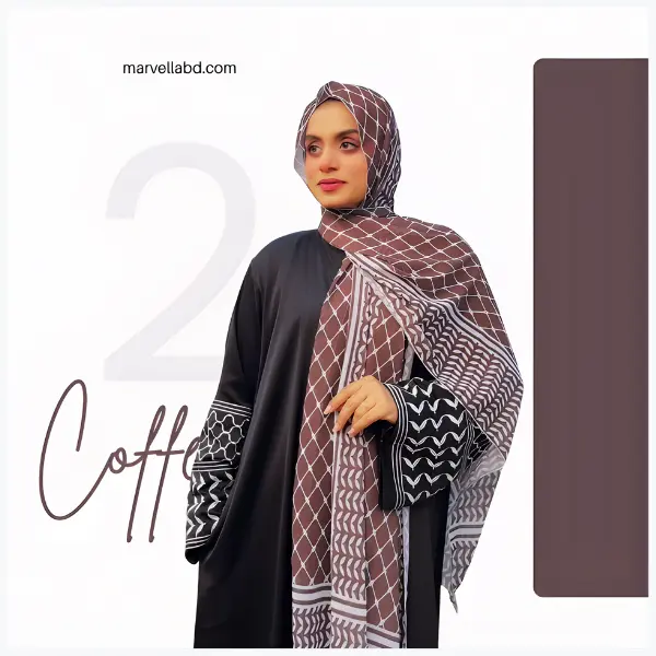 KEFFIYE ABAYA x Mat Coffe