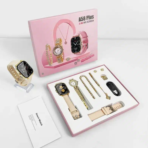 Smart Watch & Jewellery Combo