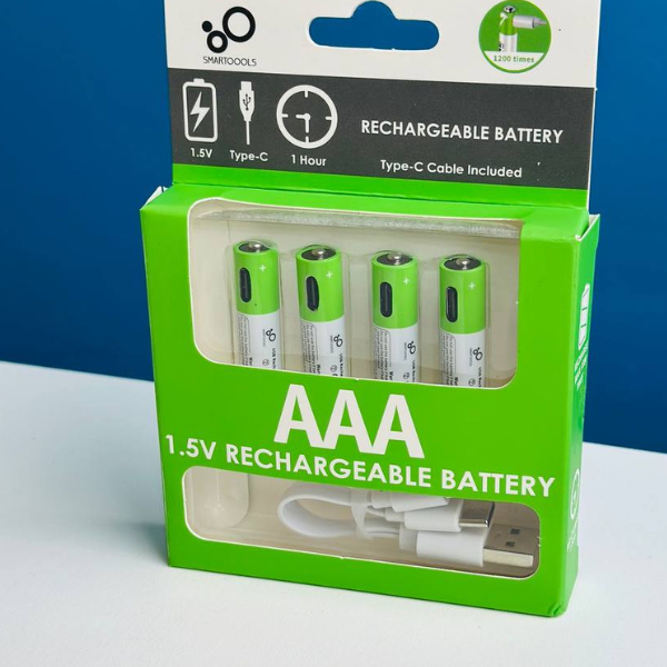 SmarToools RB40 AAA 1.5V 750 mWh Rechargeable Battery (4Pcs Set)