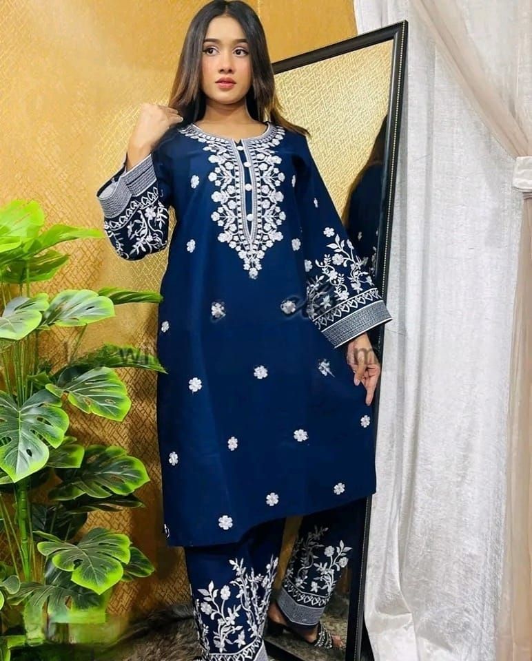 Embroidery Two Piece