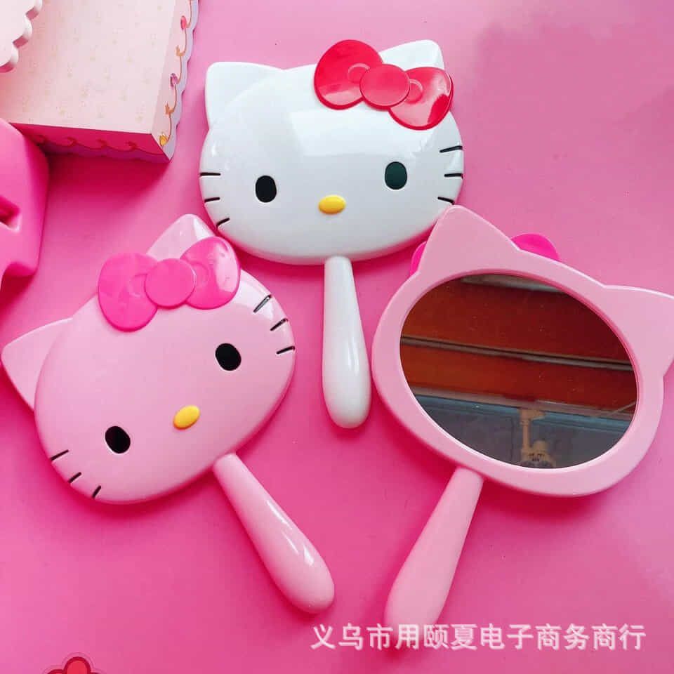 Hello kiity mirror