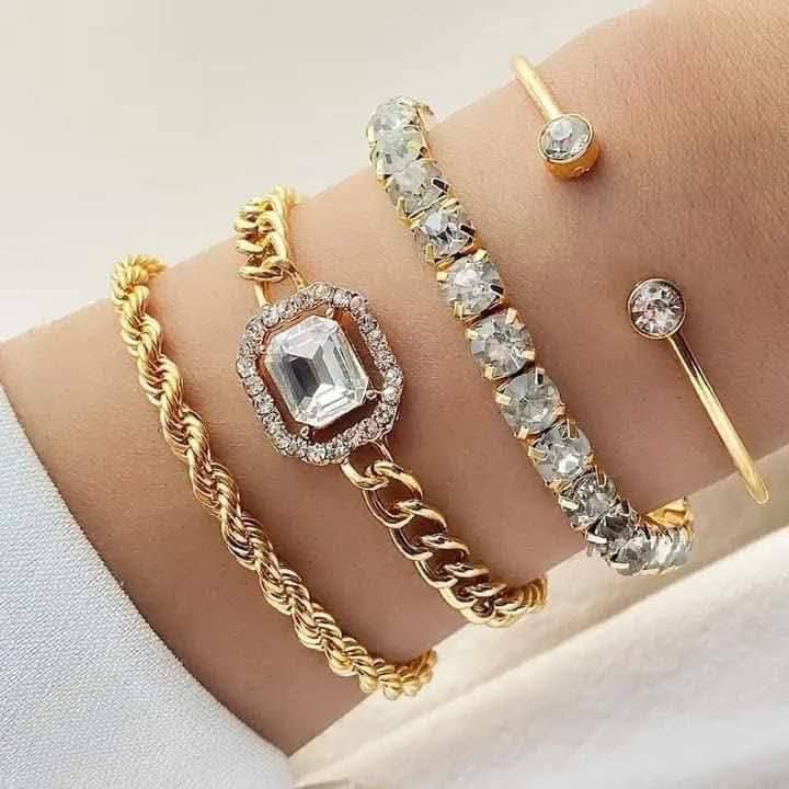 4pcs bracelets set