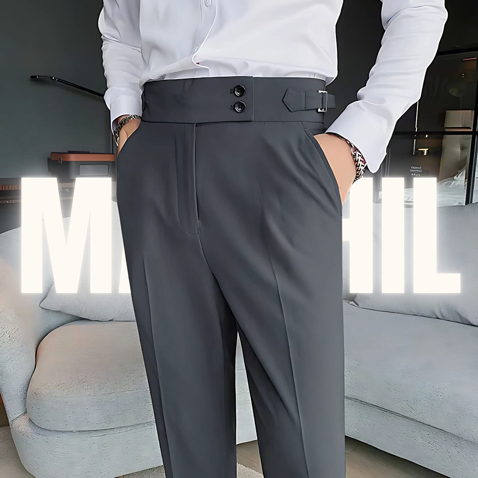 GREY Formal Gurkha Pant