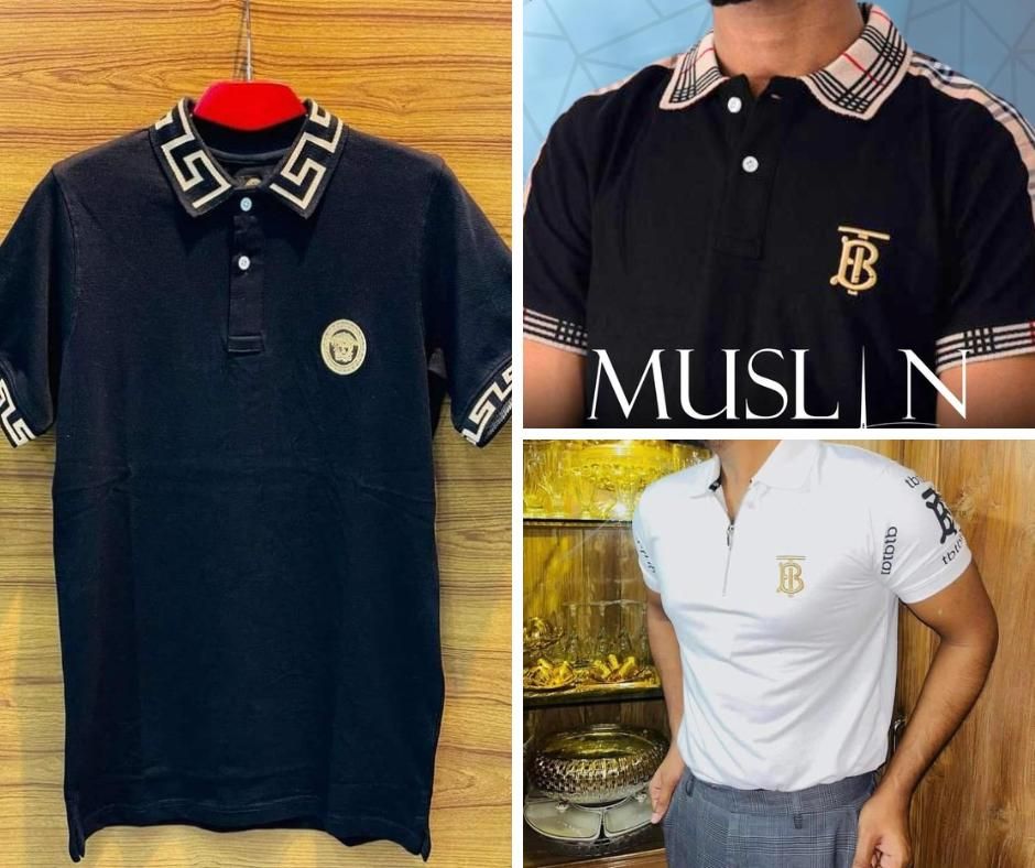 Stylish 3 Pcs Polo Shirt Combo